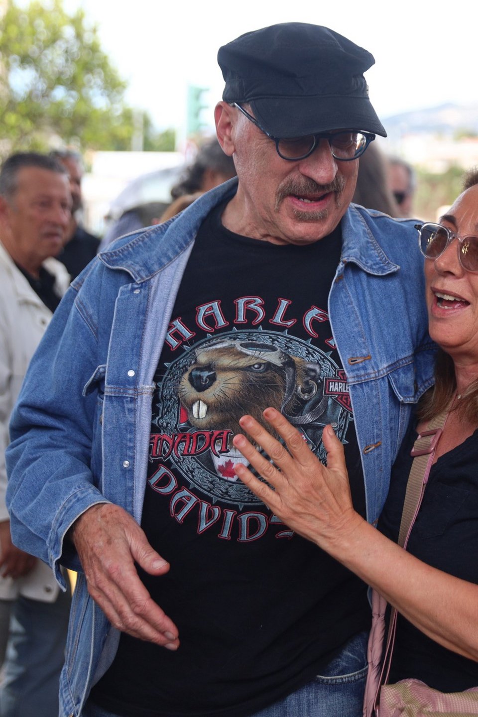 Ο Τζόνι Βαβούρας στην κηδεία του Αντώνη Τουρκογιώργη -Φωτογραφία: Eurokinissi/ΓΙΑΝΝΗΣ ΠΑΝΑΓΟΠΟΥΛΟΣ