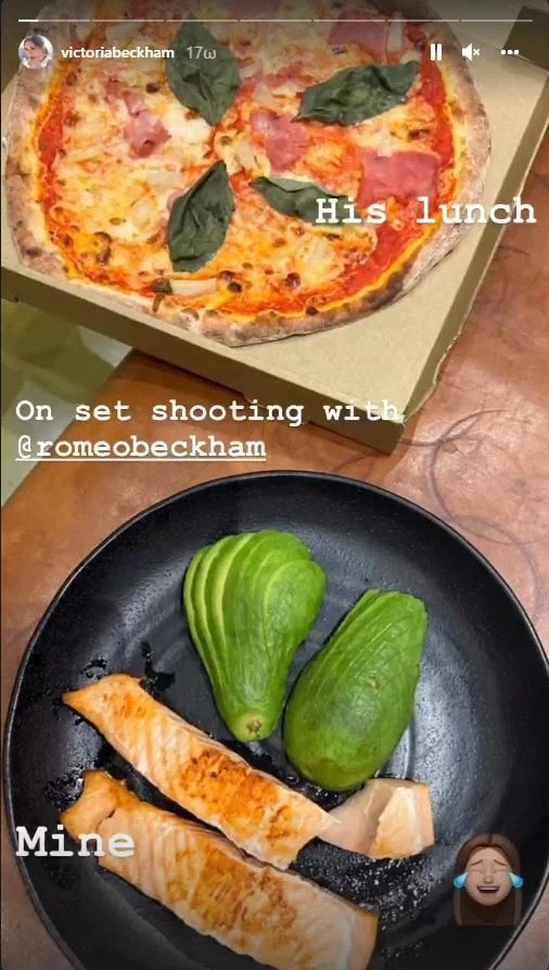 Το πιάτο της Βικτόρια Μπέκαμ και το πιάτο του γιου της