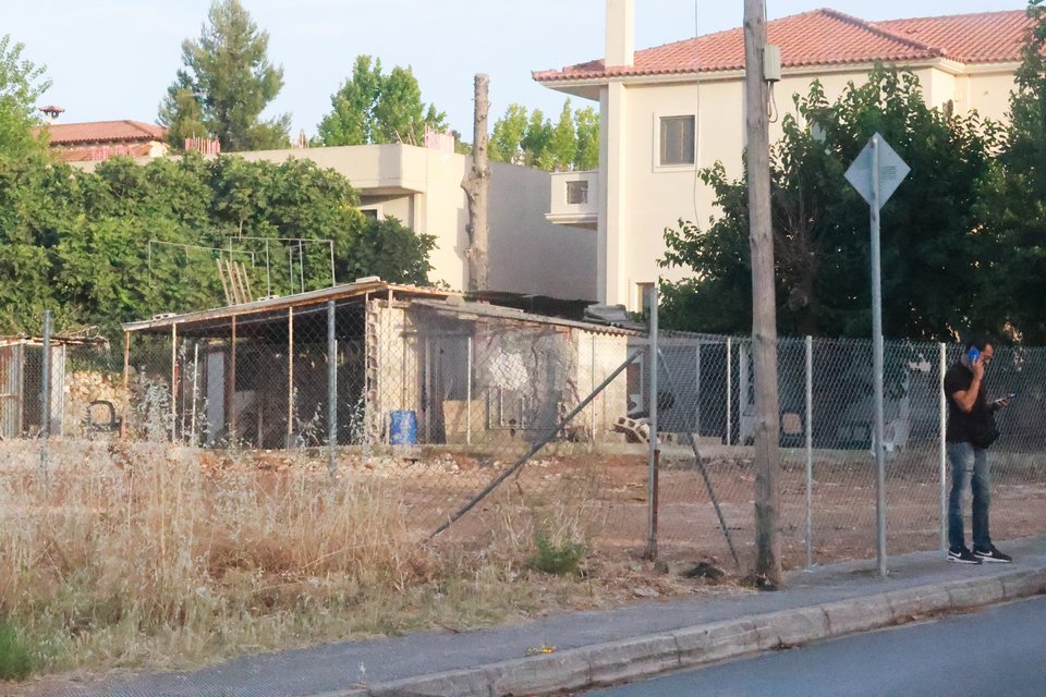 Το σπίτι στον Διόνυσο όπου έγινε το έγκλημα / Φωτογραφία EUROKINISSI