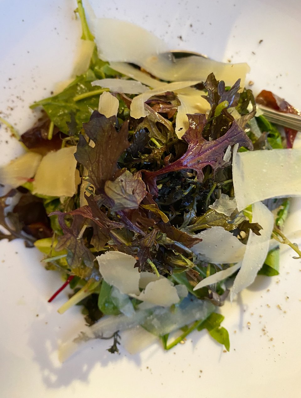 Πράσινη δροσερή σαλάτα από την Καλάβρια με αποξηραμένο βιολογικό βερίκοκo.