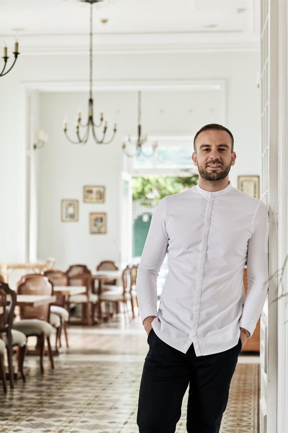 Ο head chef του Poseidonion Grand Hotel, Ηλίας Κιαζόλι