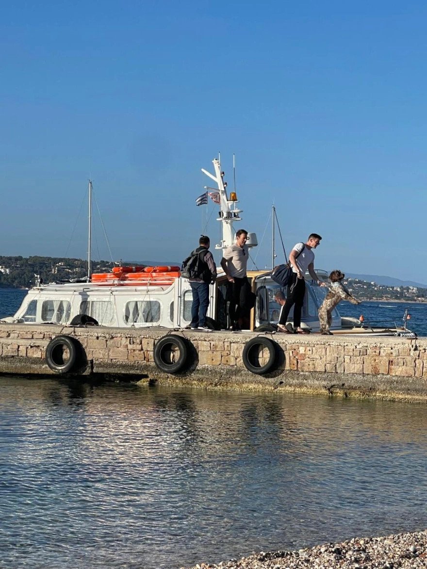 Στέφανος Κασσελάκης και Τάιλερ Μάκμπεθ στις Σπέτσες