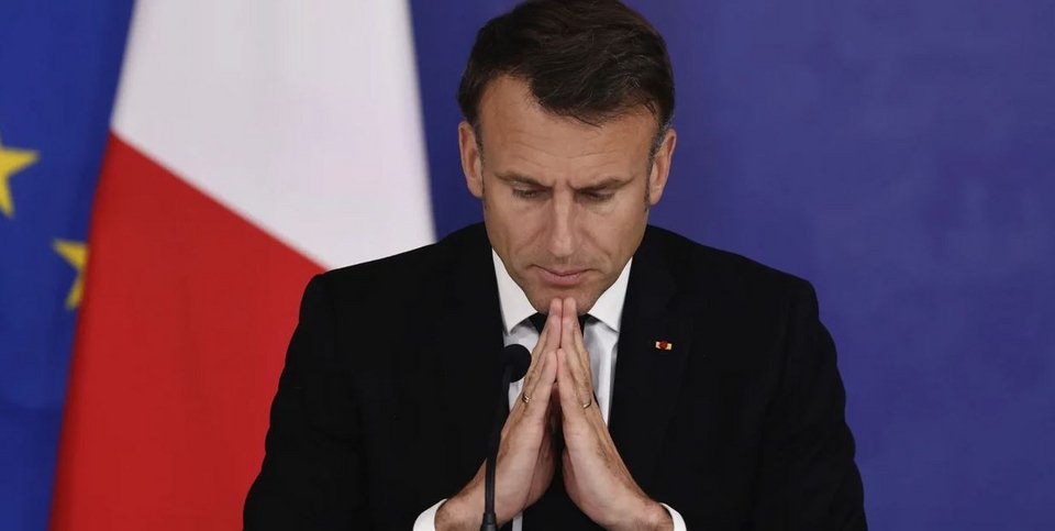 Ο Γάλλος πρόεδρος Μακρόν / Φωτογραφία: Ludovic Marin via AP