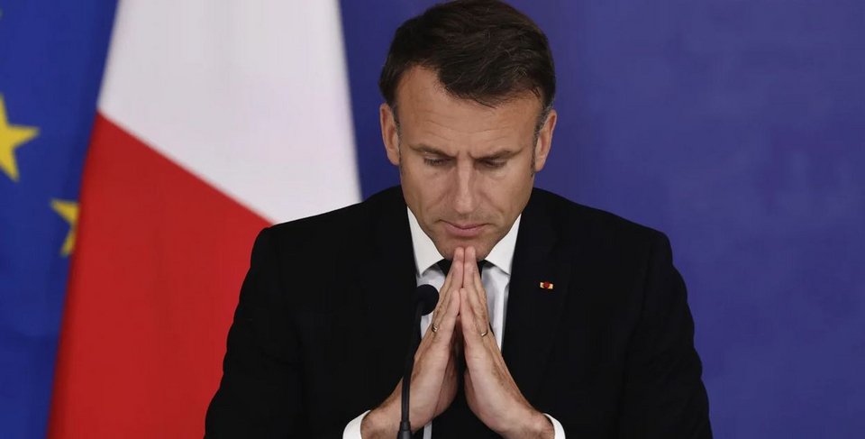 Ο Γάλλος πρόεδρος Εμάνουελ Μακρόν/Φωτογραφία: Ludovic Marin via AP