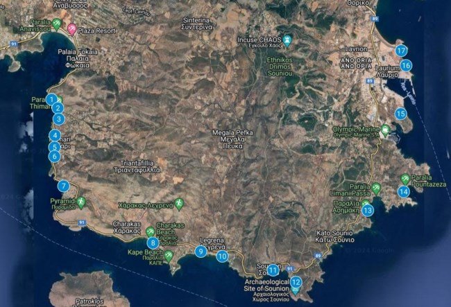 μπάνιο, παραλίες Αττικής