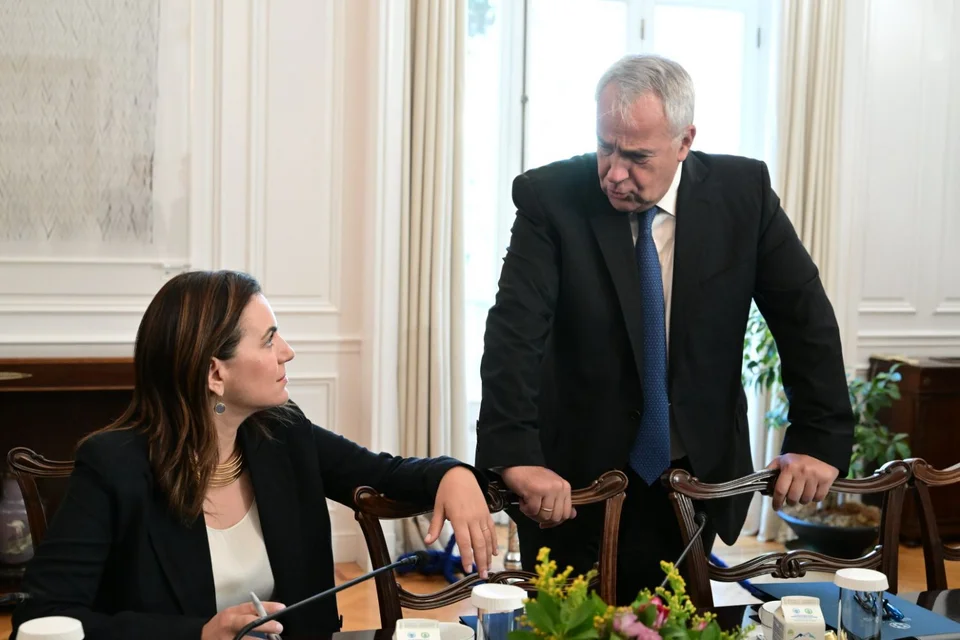 Ολγα Κεφαλογιάννη και Μάκης Βορίδης 