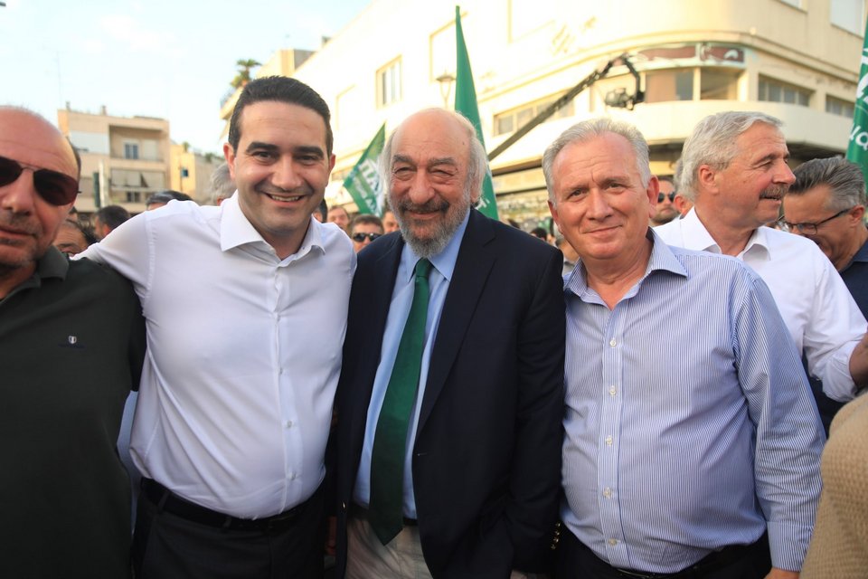 Ο Μιχάλης Κατρίνης με τον Γιώργο Νικητιάδη