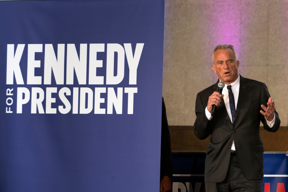 Ο Ρόμπερτ Κένεντι τζούνιορ είναι υποψήφιος για τις προεδρικές εκλογές των ΗΠΑ