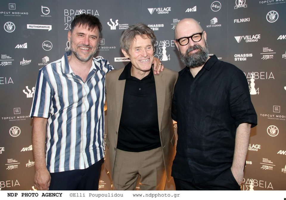 Γιώργος Καρναβάς, Willem Dafoe (νικητής Α΄ Ανδρικού Ρόλου «Inside»), Βασίλης Κατσούπης (υποψήφιος Βραβείο Σκηνοθεσίας «Inside» &amp; νικητής Βραβείου Πρωτοεμφανιζόμενου Σκηνοθέτη «Inside»)