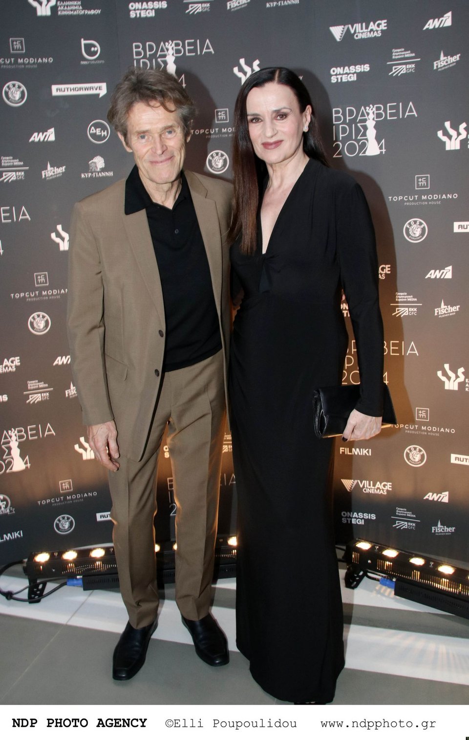 Willem Dafoe (νικητής Α' Ανδρικού Ρόλου "Inside"), Καρυοφυλλιά Καραμπέτη (υποψήφια Α΄ Γυναικείου Ρόλου «Φόνισσα»)