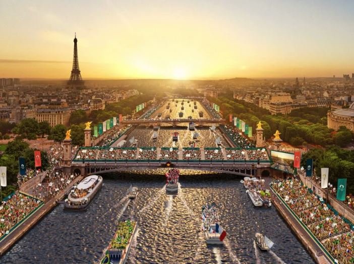 Φωτοαπεικόνιση από την τελετή έναρξης των Ολυμπιακών Αγώνων στον Σηκουάνα