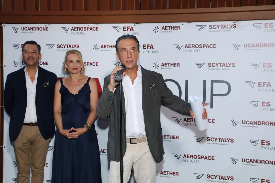 Κρίστιαν Χατζημηνάς, Ιδρυτής EFA GROUP, με Ιωάννα Βελαώρα, Chief Administration Officer EFA GROUP και Ευάγγελο Μπούτλα, Senior Partner - Chief Legal & Tax,  EFA GROUP