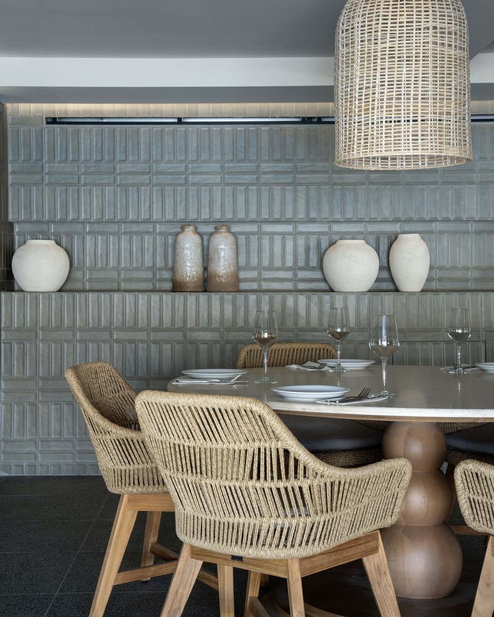 Γωνιά στο εσωτερικό του εστιατορίου