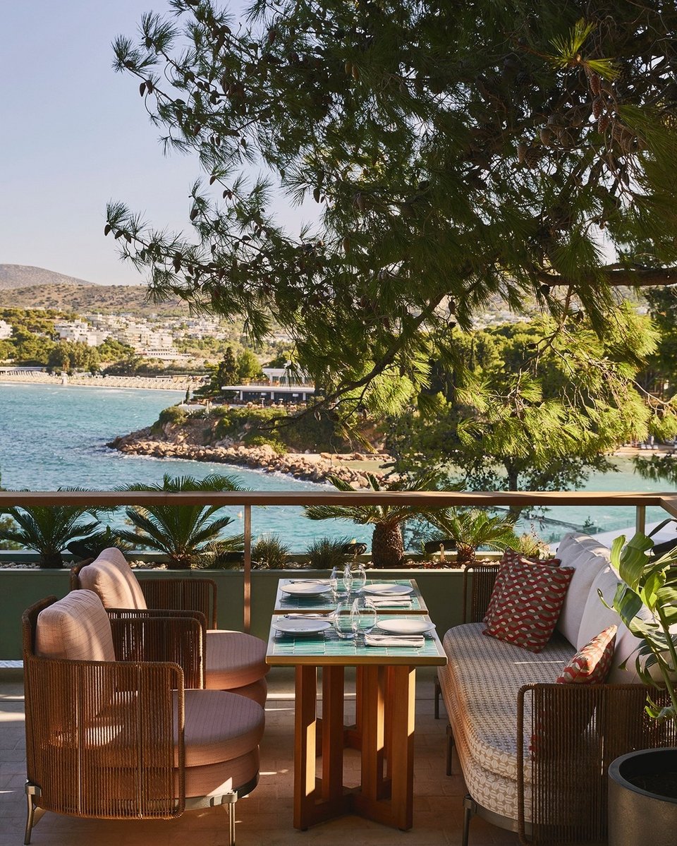 H βεράντα του Beef Bar Athens στο Four Seasons / Φωτογραφία: beefbar_athens/Instagram