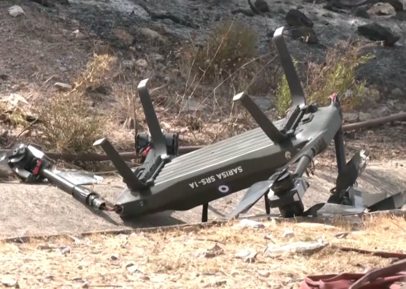Το drone που ερευνάται αν προκάλεσε τη φωτιά στα Γλυκά Νερά
