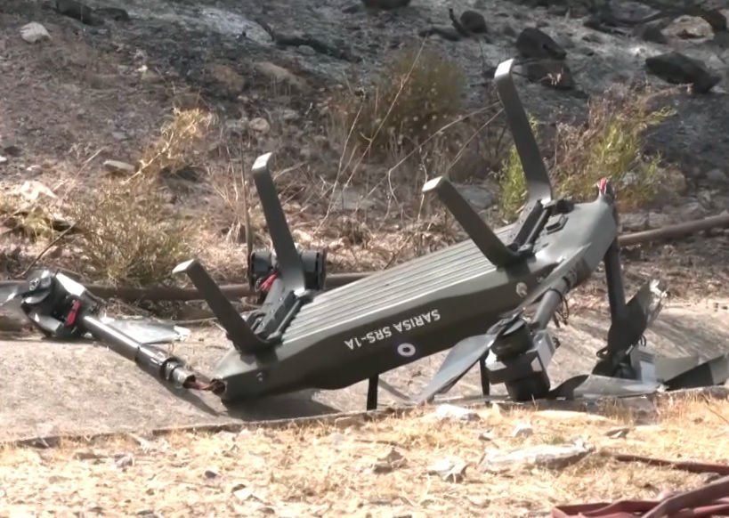 Το drone που ερευνάται αν προκάλεσε τη φωτιά στα Γλυκά Νερά