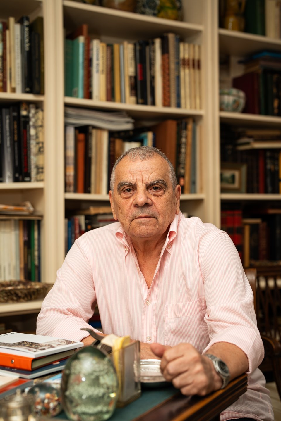 Ο ιδρυτής του «Εθνολογικού & Λαογραφικού Μουσείου Χρισσού, Συλλογή Ηλία Ε. Δαραδήμου» και συλλέκτης τέχνης Ηλίας Ε. Δαραδήμος / Φωτογραφία: Παναγιώτης Μάλλιαρης/iefimerida