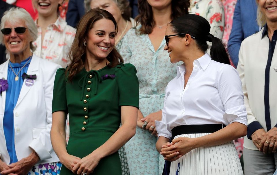 Η Κέιτ με την Μέγκαν στο Wimbledon για δεύτερη χρονιά.