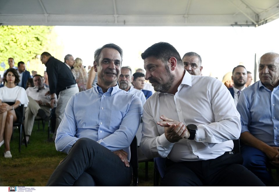 Κυριάκος Μητσοτάκης και Νίκος Χαρδαλιάς / Φωτογραφία: ΒΛΑΣΣΟΠΟΥΛΟΥ ΙΣΜΗΝΗ/Intimenews