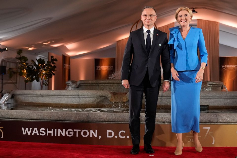 Ο πρόεδρος της Πολωνίας Αντρέι Ντούντα και η σύζυγός του Agata Kornhauser-Duda