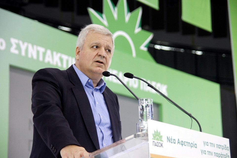 Ο Χρήστος Πρωτόπαπας στο Συνέδριο του ΠΑΣΟΚ το 2013 / Φωτογραφία: Eurokinissi