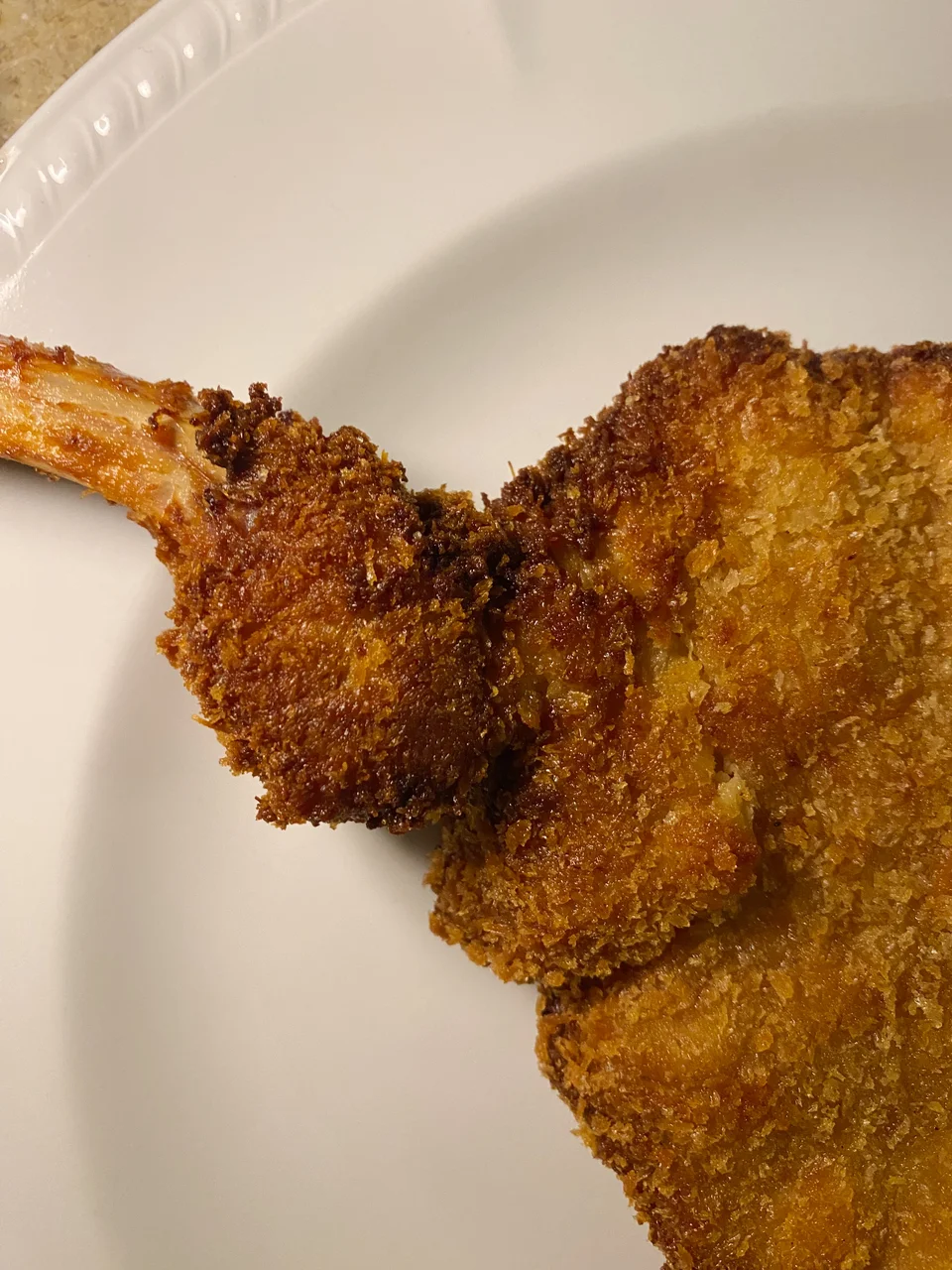 Τραγανή Cotoletta alla milanese.