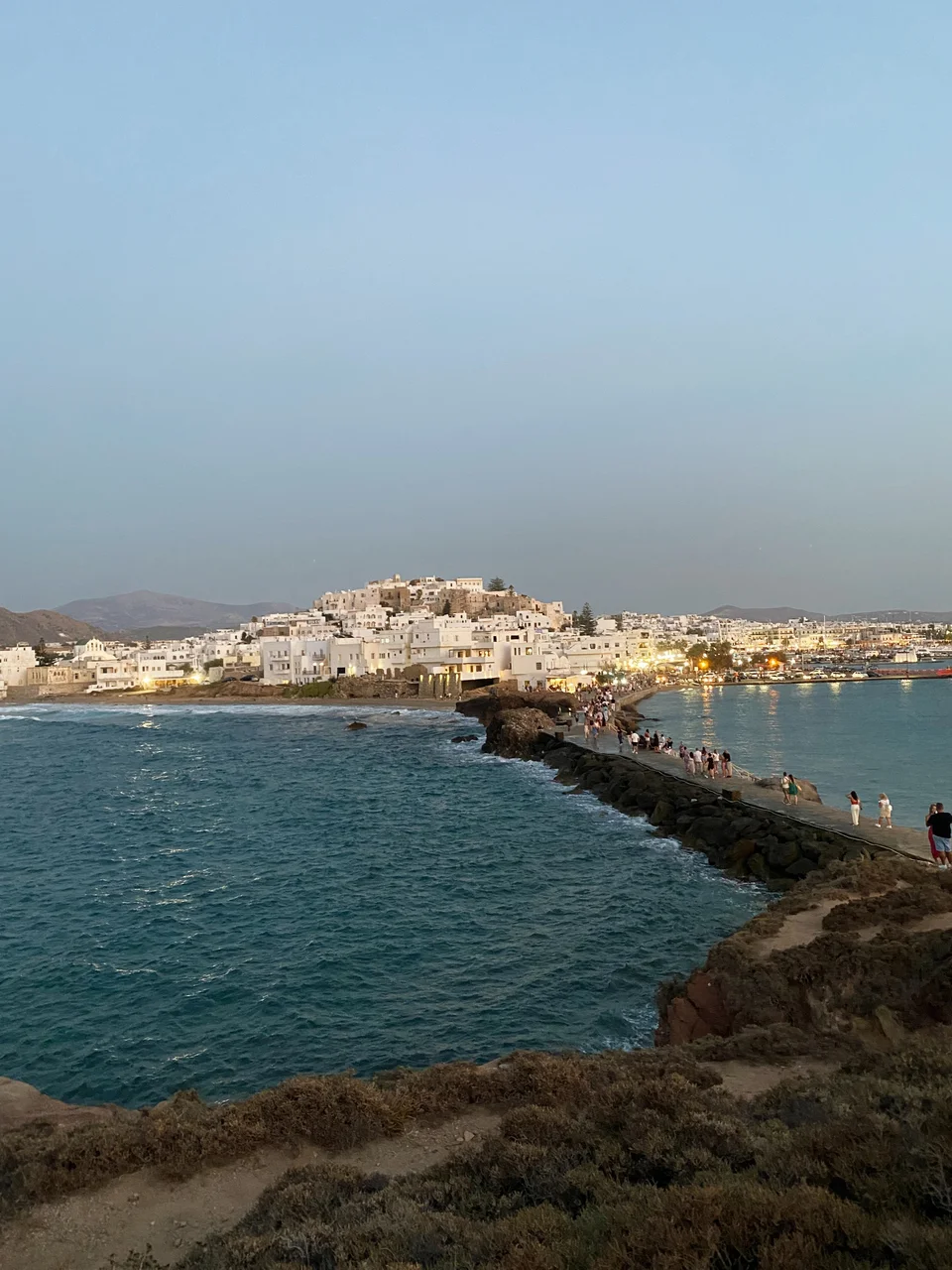 Η Χώρα της Νάξου όπως φαίνεται από την Πορτάρα / Φωτογραφία: Μάνος Λειβαδάρος/iefimerida