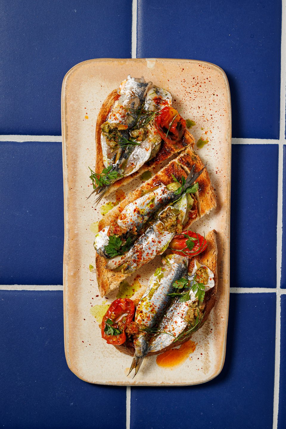 Μπρουσκέτες της Μεσογείου. 