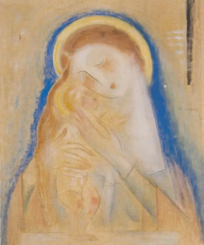 Ο πίνακας «Η Παναγία με τον Χριστό», του Κωνσταντίνου Παρθένη