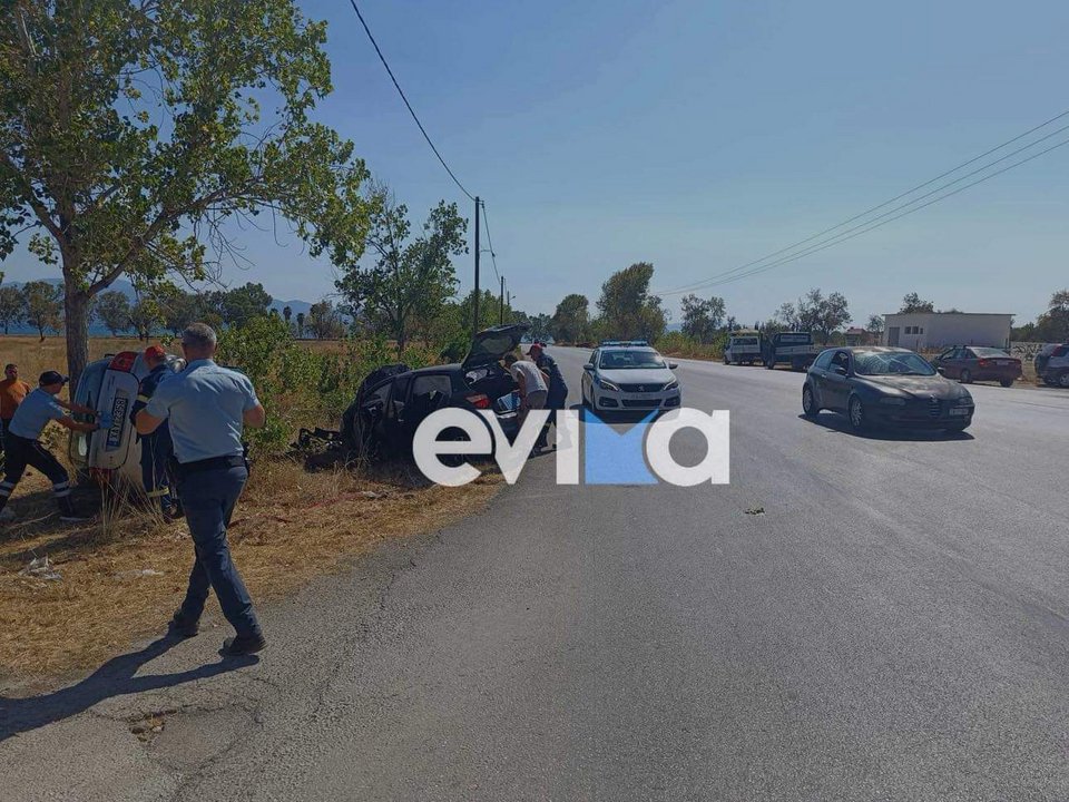 σοβαρό τροχαίο στην Εύβοια