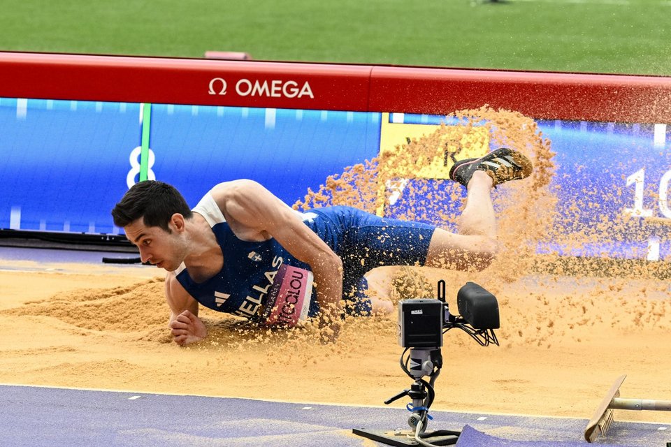 Ολυμπιακοί Αγώνες 2024 Ο Μίλτος Τεντόγλου στα προκριματικά του μήκους