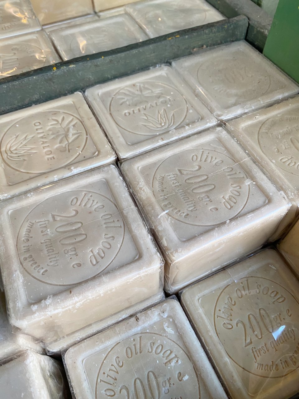 Το χειροποίητο σαπούνι λαδιού του Τζιμπλάκη / Φωτογραφία: Μάνος Λειβαδάρος/iefimerida