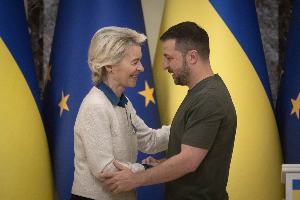 Κοινή συνέντευξη τύπου Ζελένσκι - Φον ντερ Λάιεν