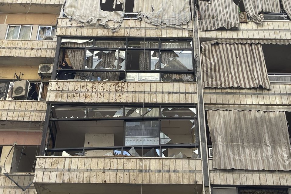 Αεροπορική επιδρομή του Ισραήλ σε προπύργιο της Χεζμπολάχ στη Βηρυτό / Φωτογραφία: AP