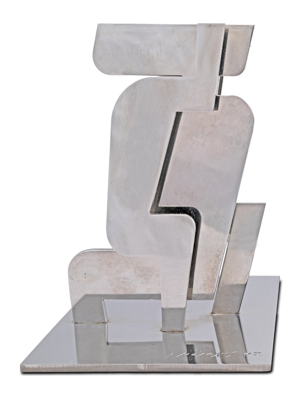Γιάννης Μόραλης, Ερωτικό, inox, 12,5cm, Εκτίμηση €600-800