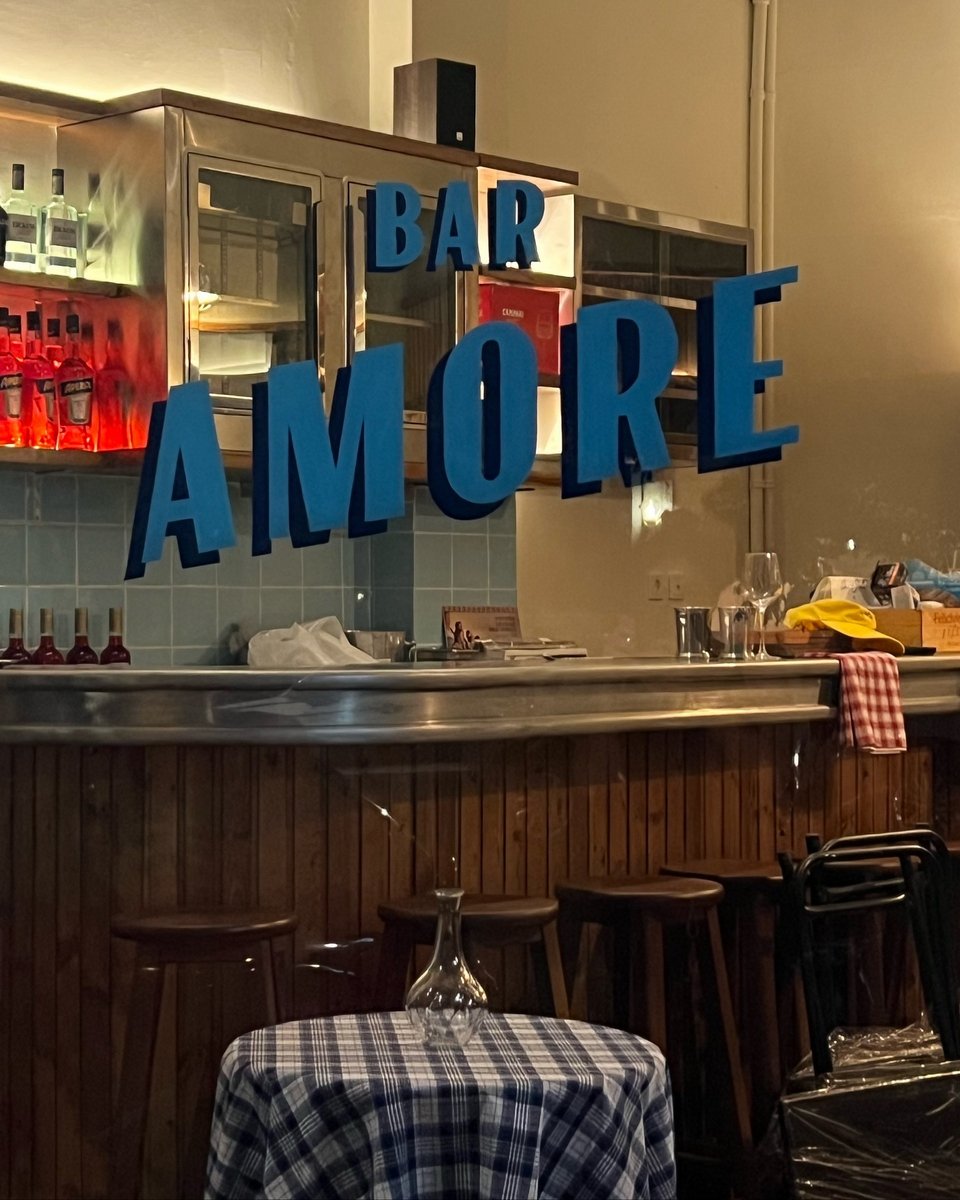 H πρόσοψη της Αmore Spritzeria στο Νέο Κόσμο / Φωτογραφία: amore_spritzeria/Instagram