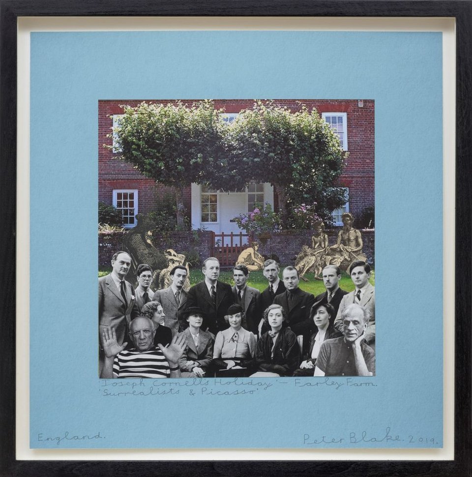 PETER BLAKE-Joseph Cornells Holiday - England, Farley Farm. Surrealists & Picasso