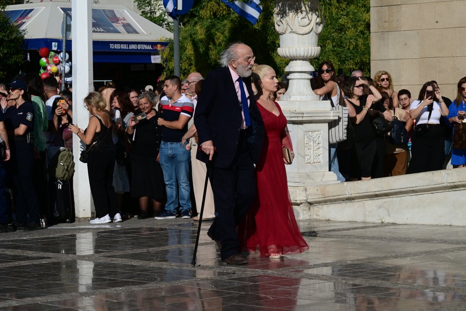 Ο Αλέξανδρος Λυκουρέζος με την σύντροφό του