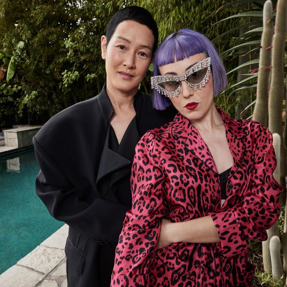 Η Τζένι Σιμίζου με την σύζυγό της 