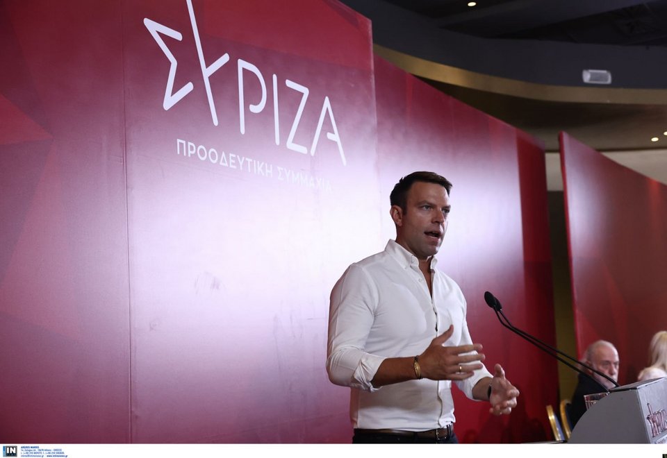 Ο Στέφανος Κασσελάκης στην ομιλία του