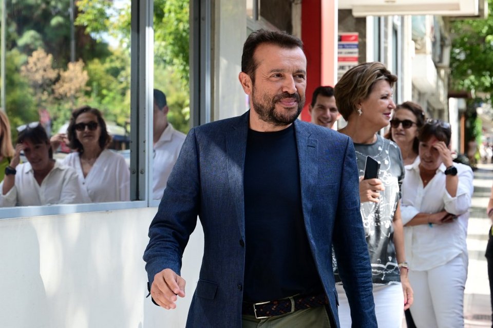 Ο Νίκος Παππάς προσέρχεται στην Πολιτική Γραμματεία του ΣΥΡΙΖΑ