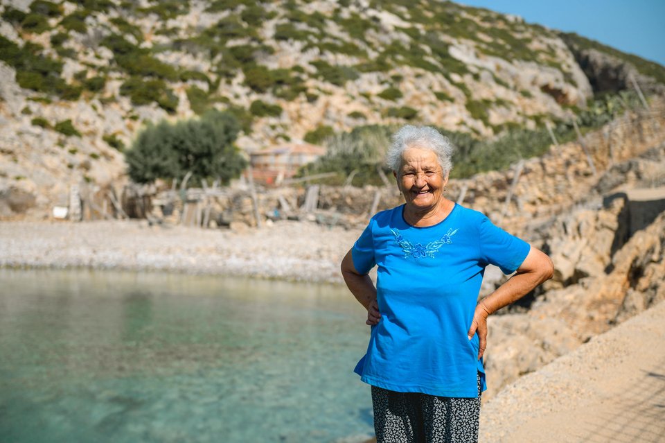 Η κυρία Ρηνιώ στην Κίναρο