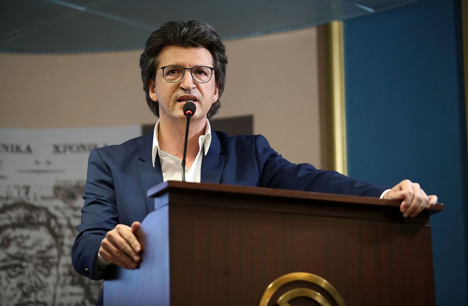 Ο εκπρόσωπος Tύπου του ΣΥΡΙΖΑ, Παυσανίας Παπαγεωργίου