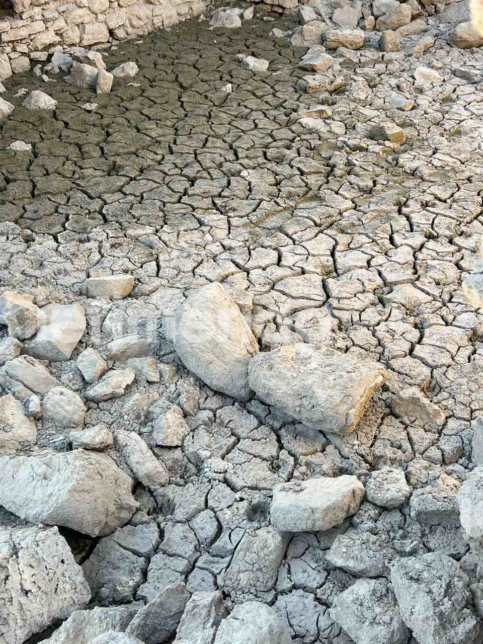 Η ξηρασία έπληξε και την τεχνητή λίμνη Λάδωνα