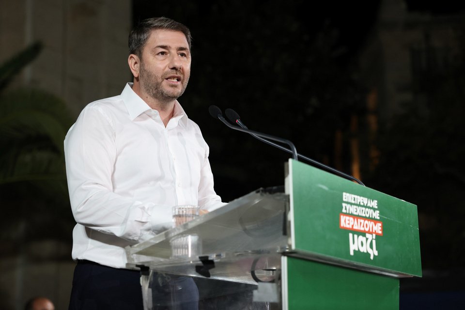 Ο πρόεδρος του ΠΑΣΟΚ, Νίκος Ανδρουλάκης / Φωτογραφία: EUROKINISSI