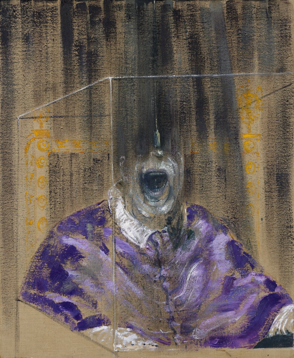Head VI, 1949 by Francis Bacon © The Estate of Francis Bacon. All rights reserved, DACS/Artimage 2024. Photo: Prudence Cuming Associates Ltd. Arts Council Collection, Southbank Centre, London.