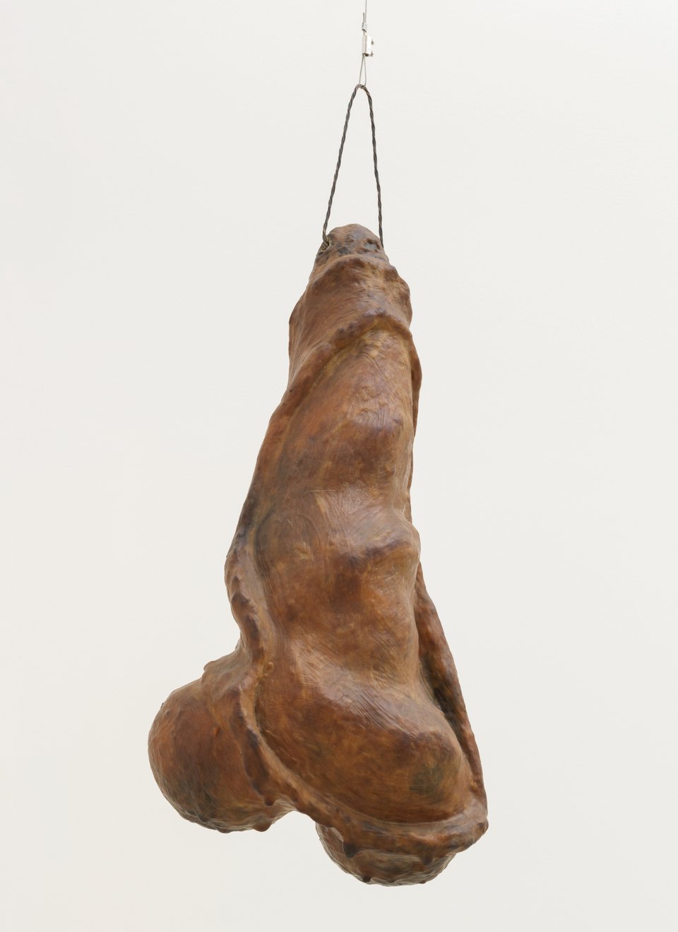 Louise Bourgeois, Fillette (Sweeter Version)1968-99, cast 2001, on display at Tate ModernTate. Presented as part of the D. Daskalopoulos Collection Gift 2023© The Easton Foundation. Photo © Tate