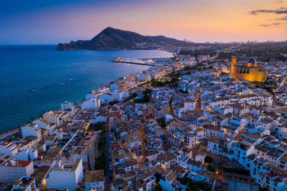 εναέρια λήψη της Altea
