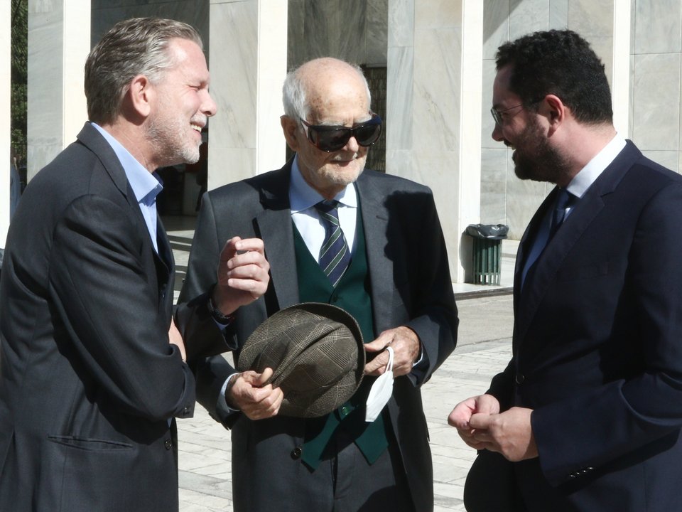 Παύλος Γερουλάνος, Απόστολος Κακλαμάνης και Ανδρέας Σπυρόπουλος