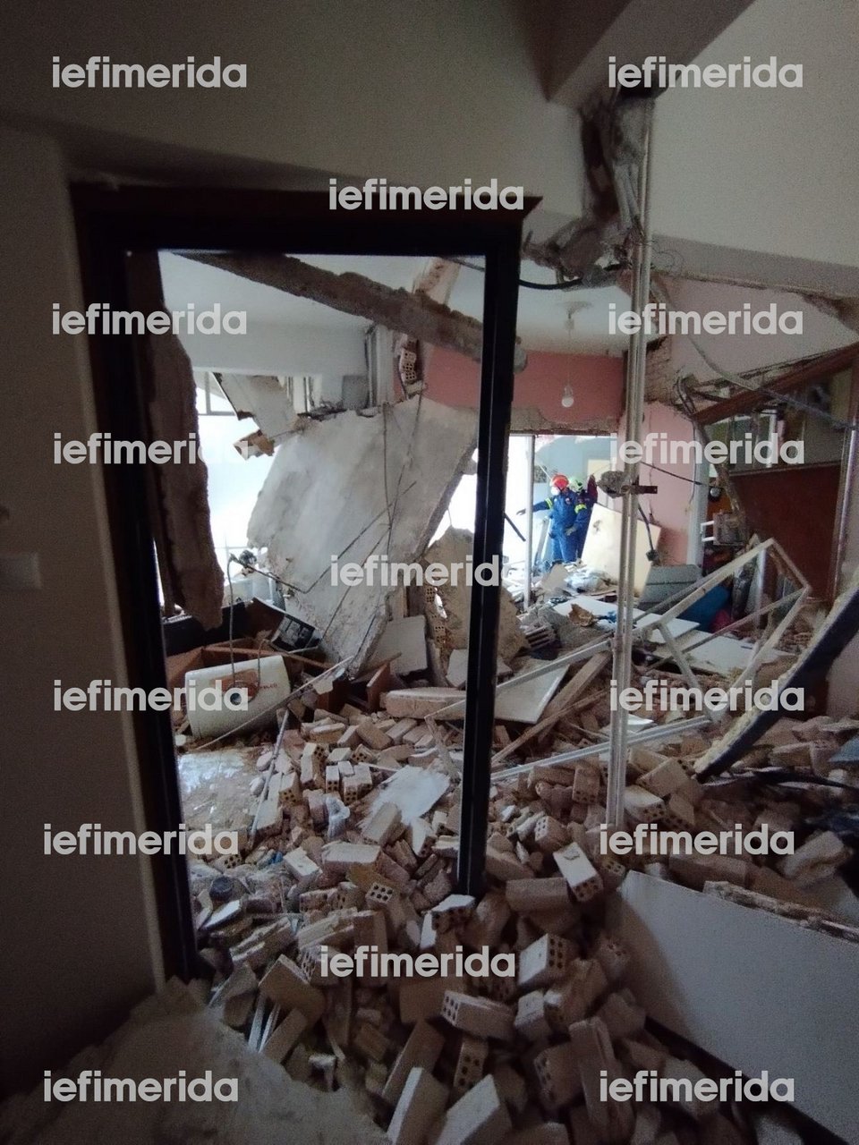 Εικόνα από το εσωτερικό του σπιτιού στους Αμπελόκηπους